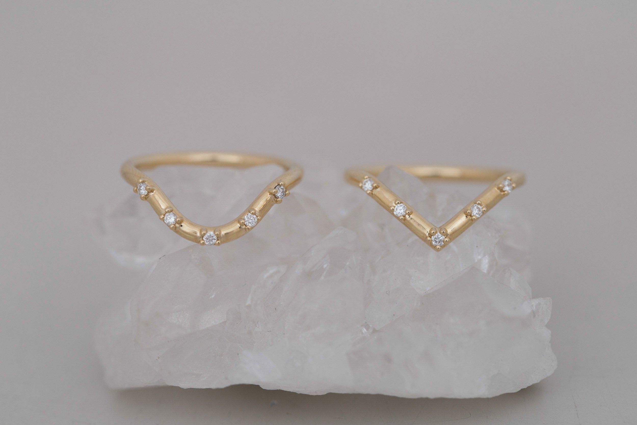 Hudson Deep Curve Band | 14k Recycled Gold