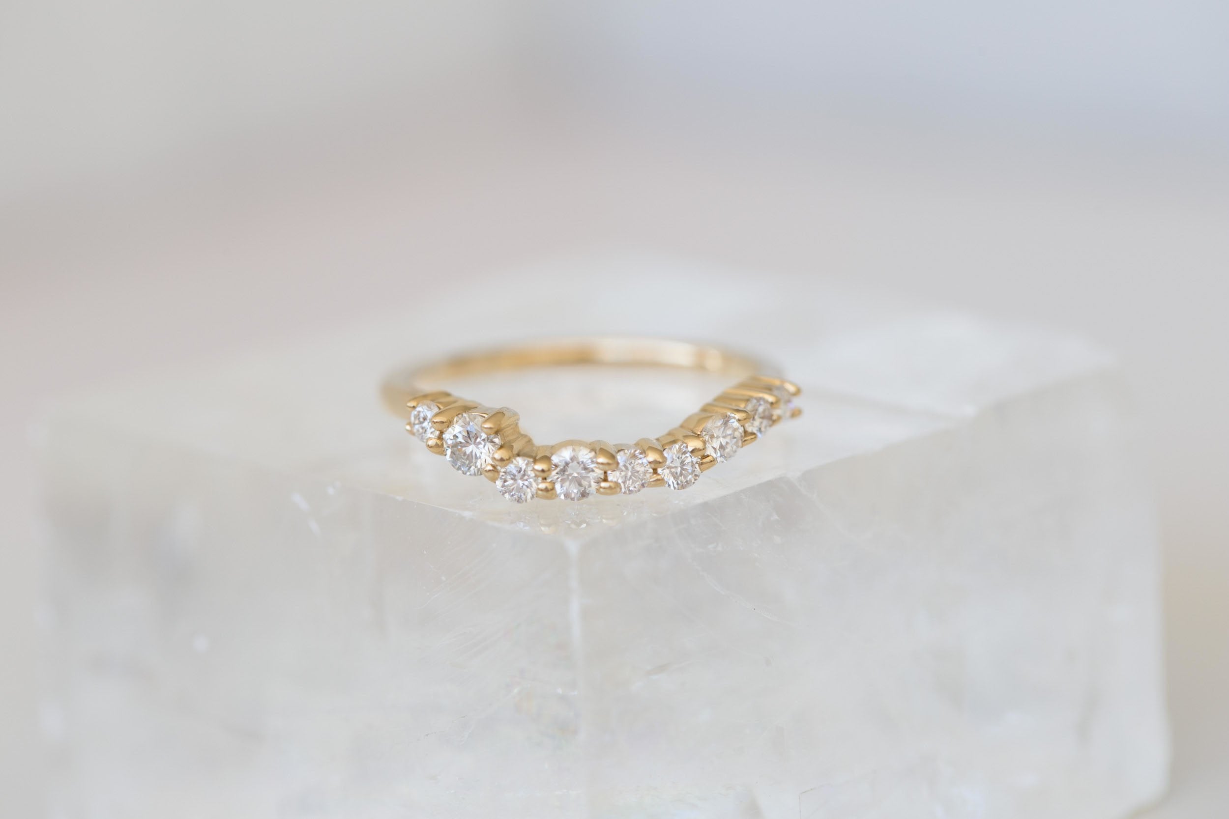 Ilia Diamond Band | 14k Recycled Gold