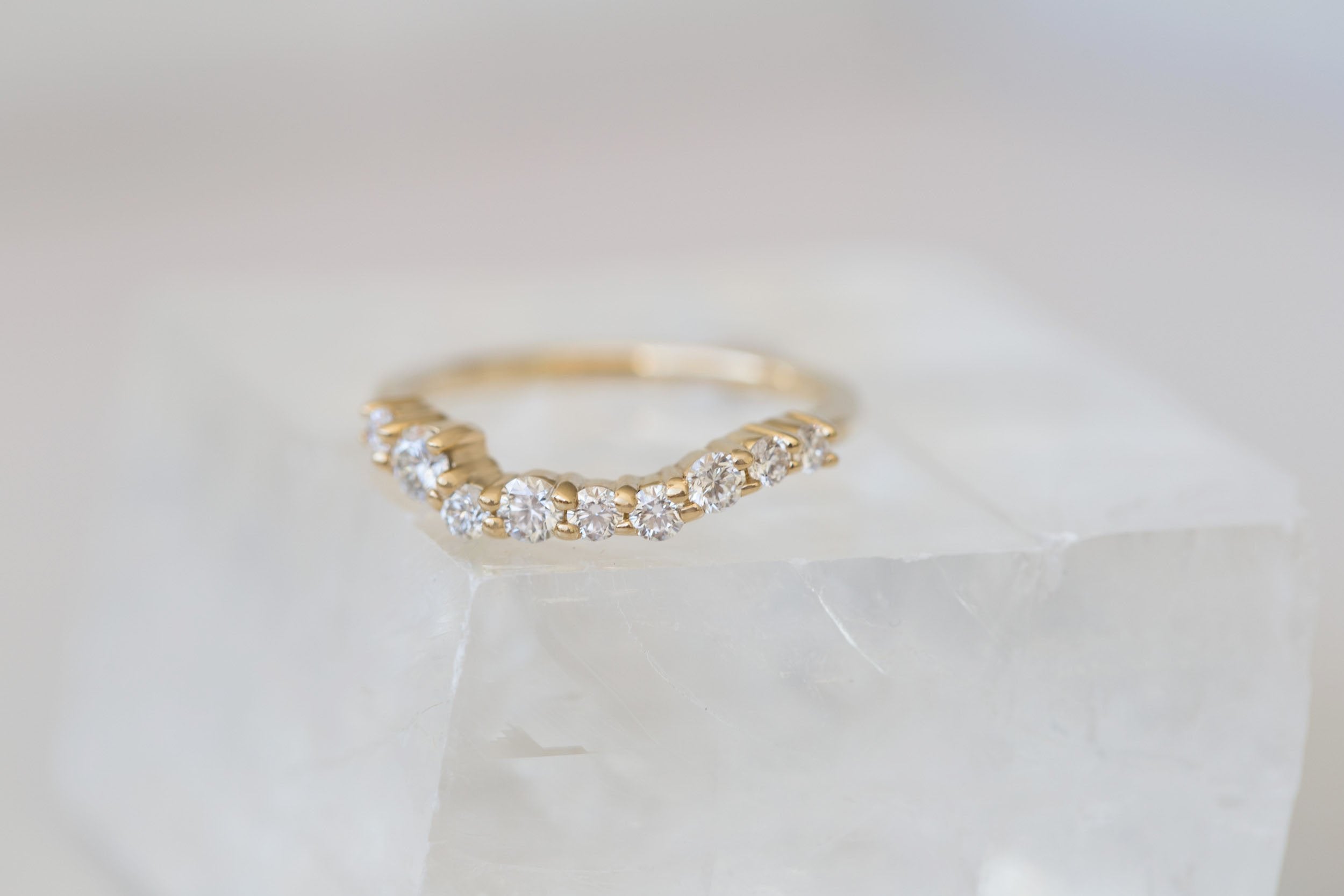 Ilia Diamond Band | 14k Recycled Gold