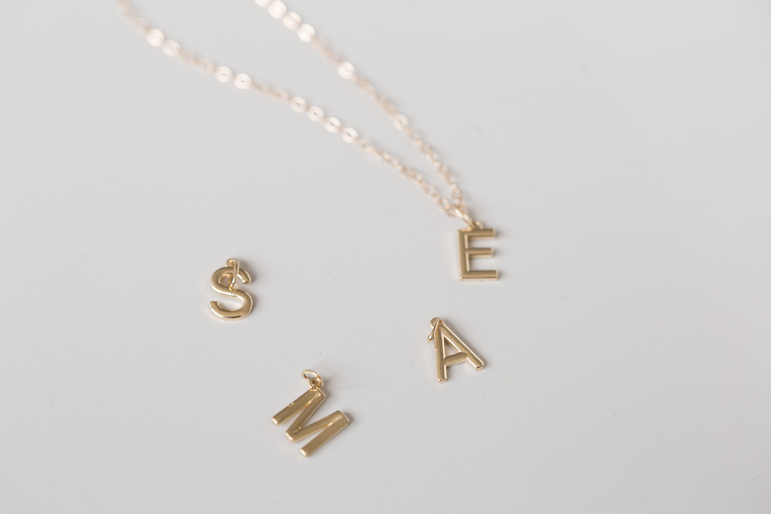 Initial Necklace | 14k Recycled Gold