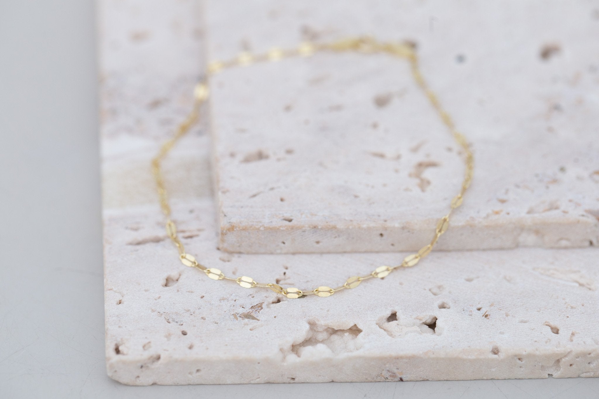 Keyhole Link Chain Bracelet | 14k Recycled Gold