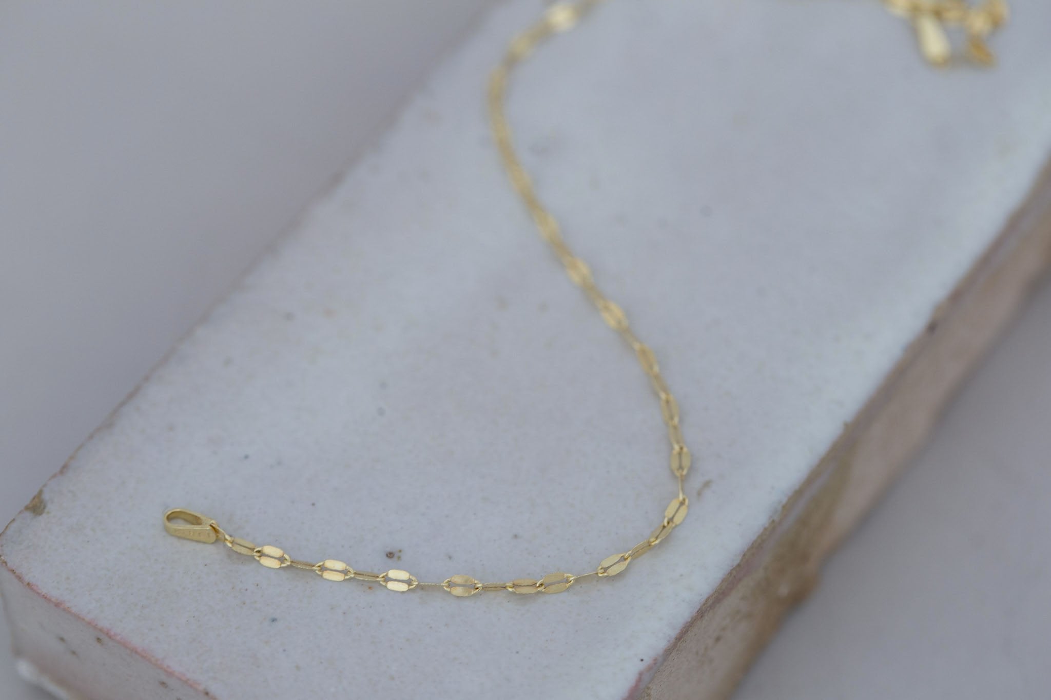 Keyhole Link Chain Bracelet | 14k Recycled Gold
