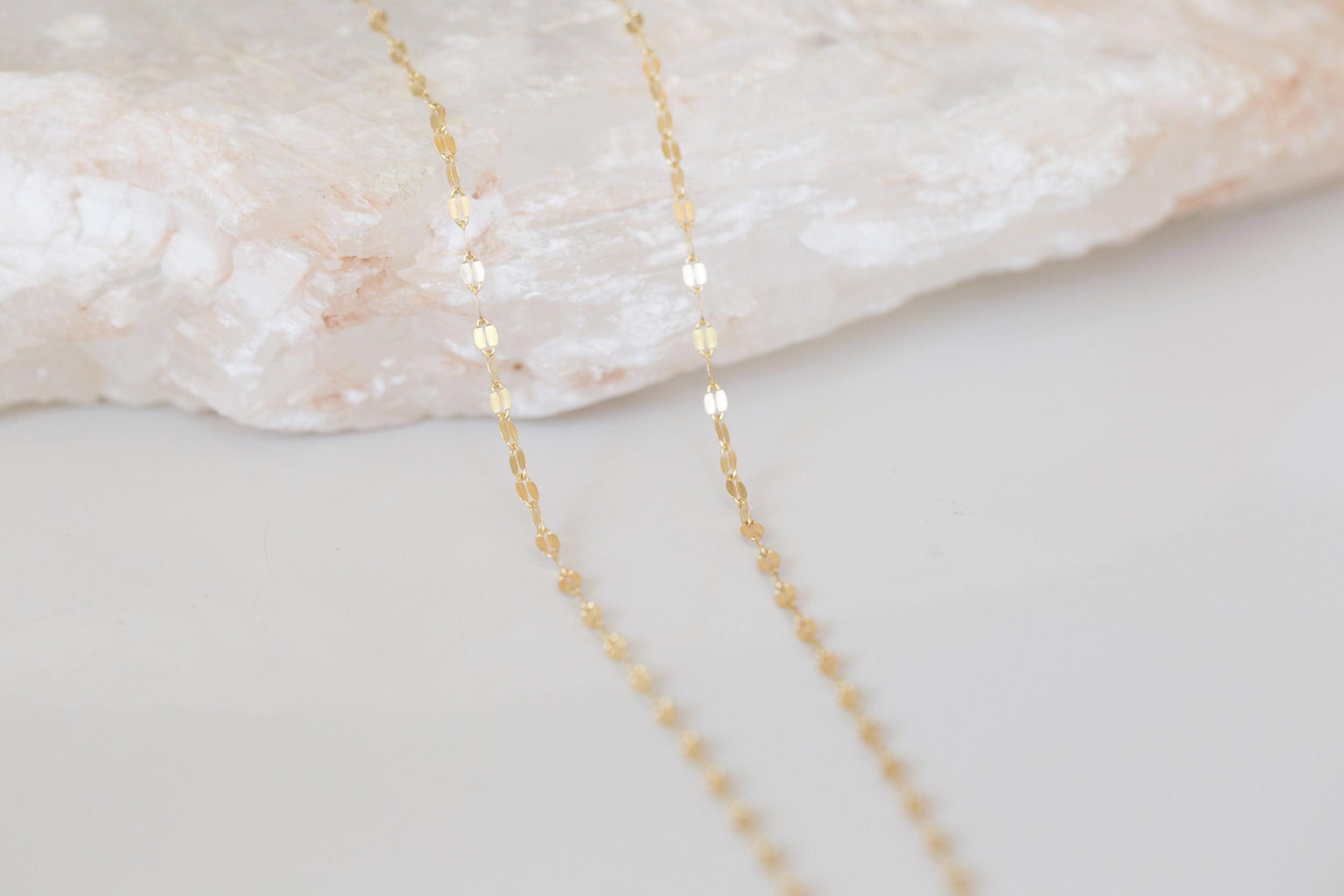 Keyhole Link Chain | 14k Recycled Gold