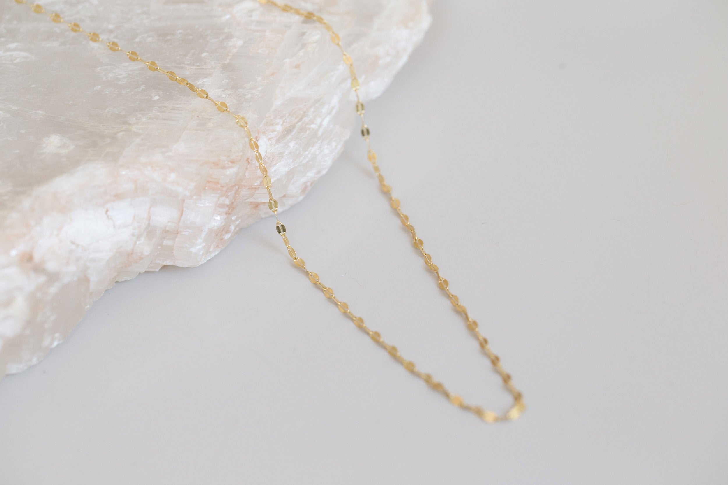 Keyhole Link Chain | 14k Recycled Gold