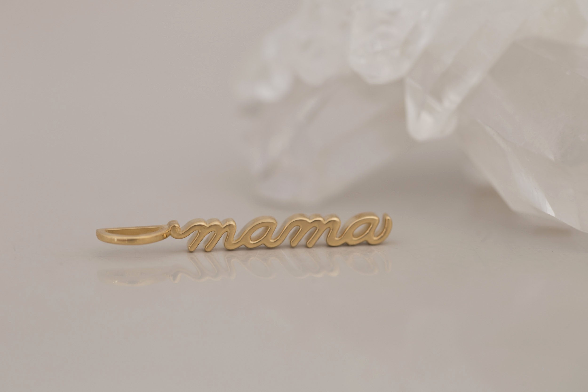 Mama Necklace | 14k Recycled Gold