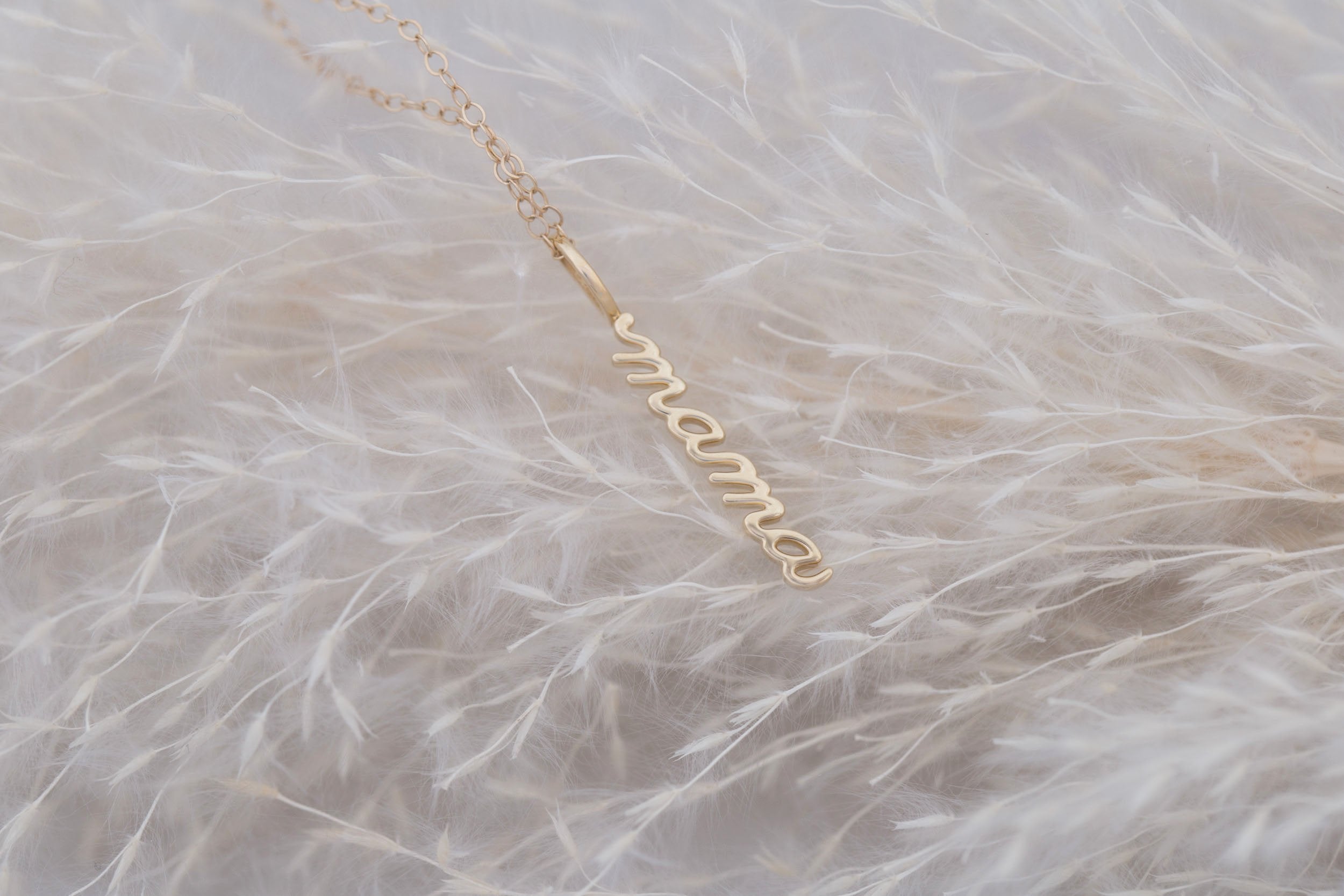 Mama Necklace | 14k Recycled Gold