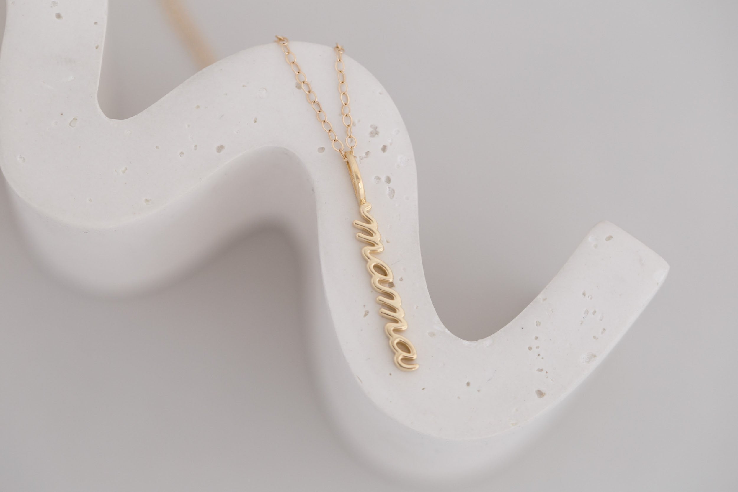 Mama Necklace | 14k Recycled Gold