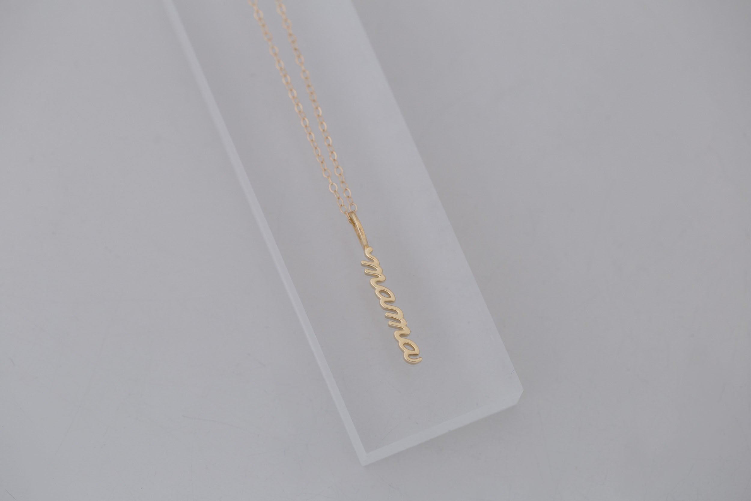 Mama Necklace | 14k Recycled Gold