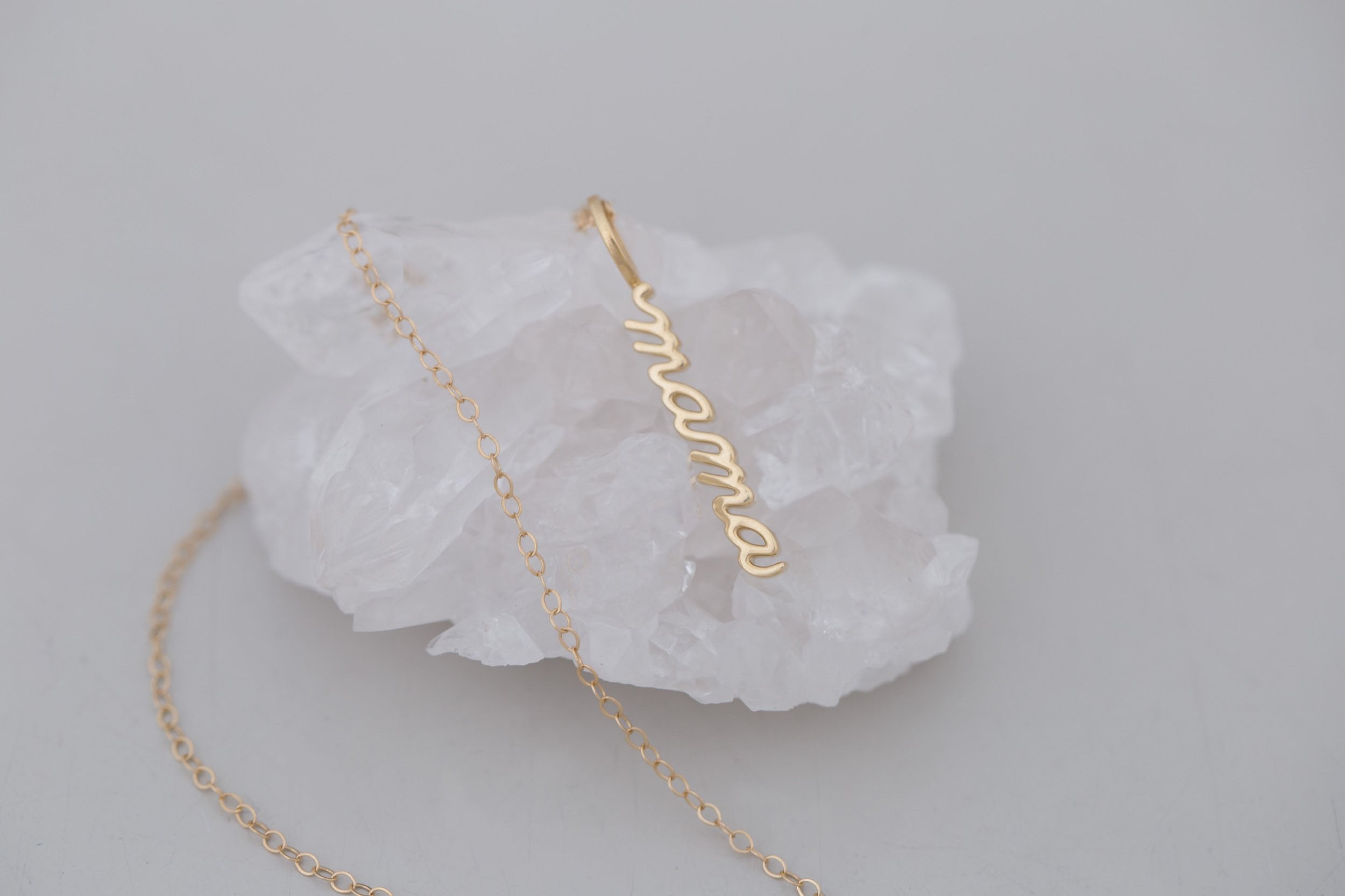 Mama Necklace | 14k Recycled Gold