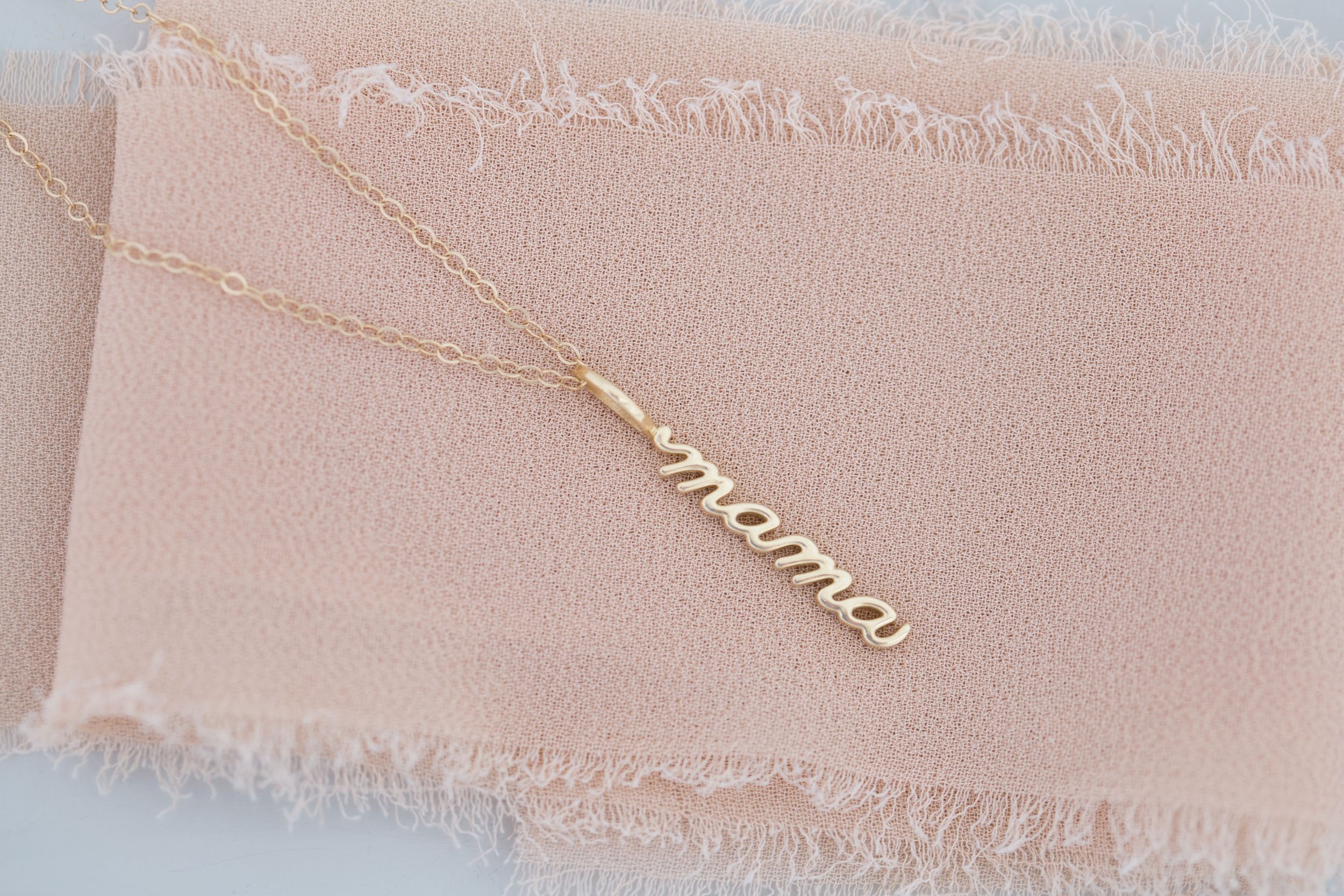 Mama Necklace | 14k Recycled Gold