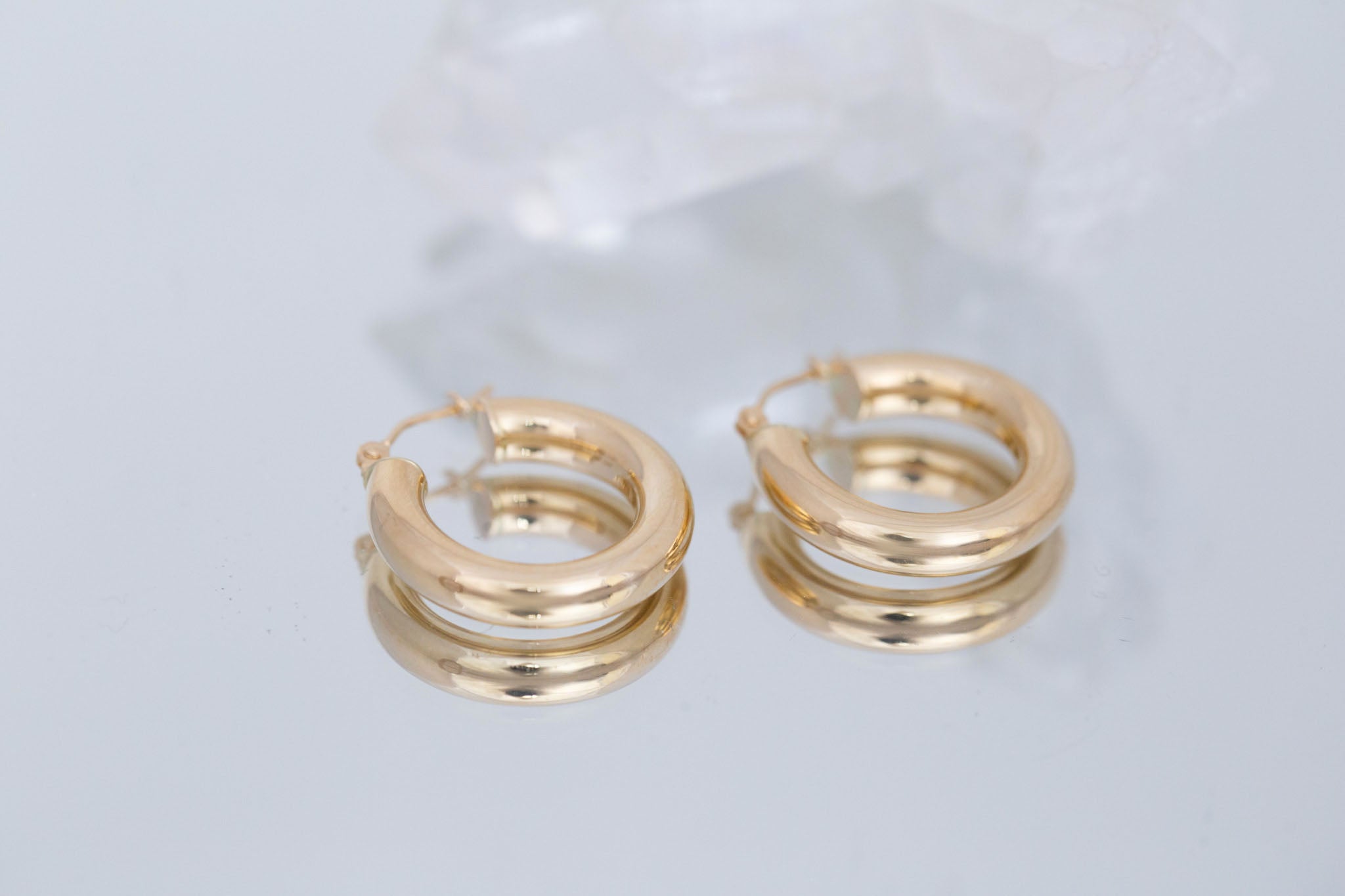 Bold Hoop Earrings | Medium | 14k Recycled Gold