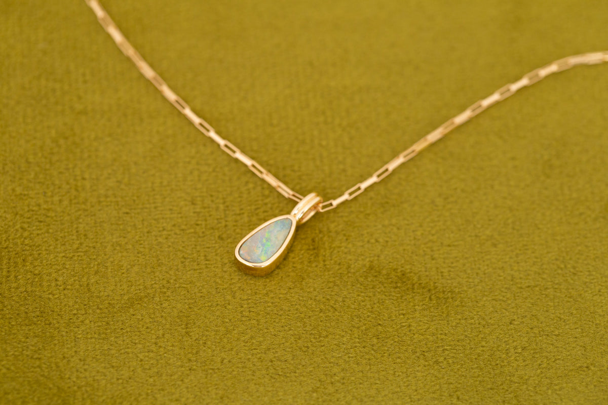 Relma Pendant | Opal 0.86 ct | 14k Yellow Gold | One of a Kind