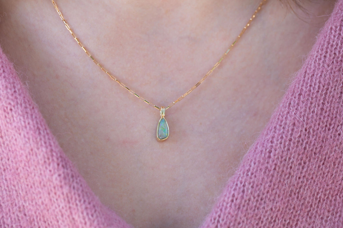Relma Pendant | Opal 0.86 ct | 14k Yellow Gold | One of a Kind