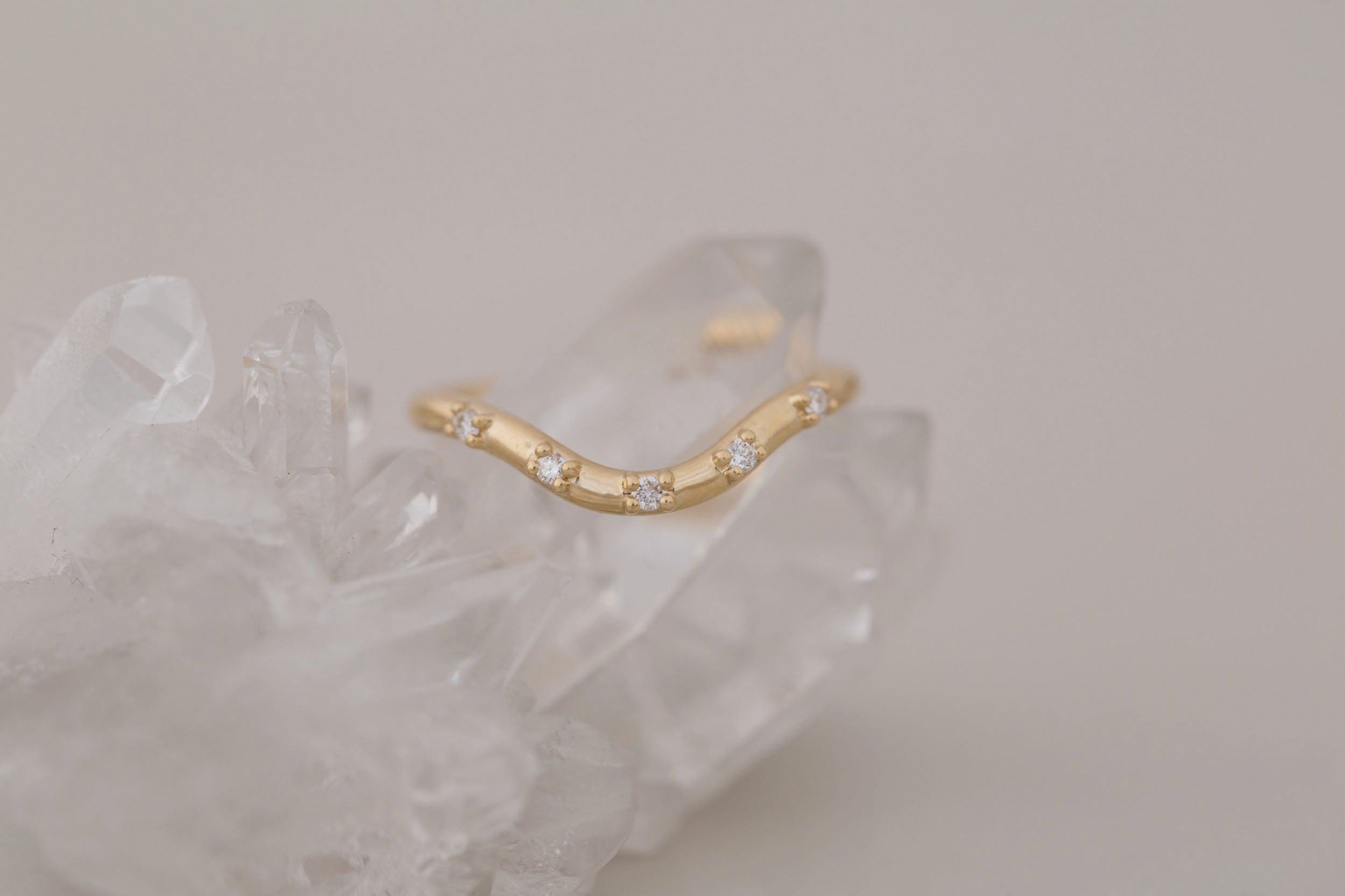 Hudson Curve Band | 14k Recycled Gold