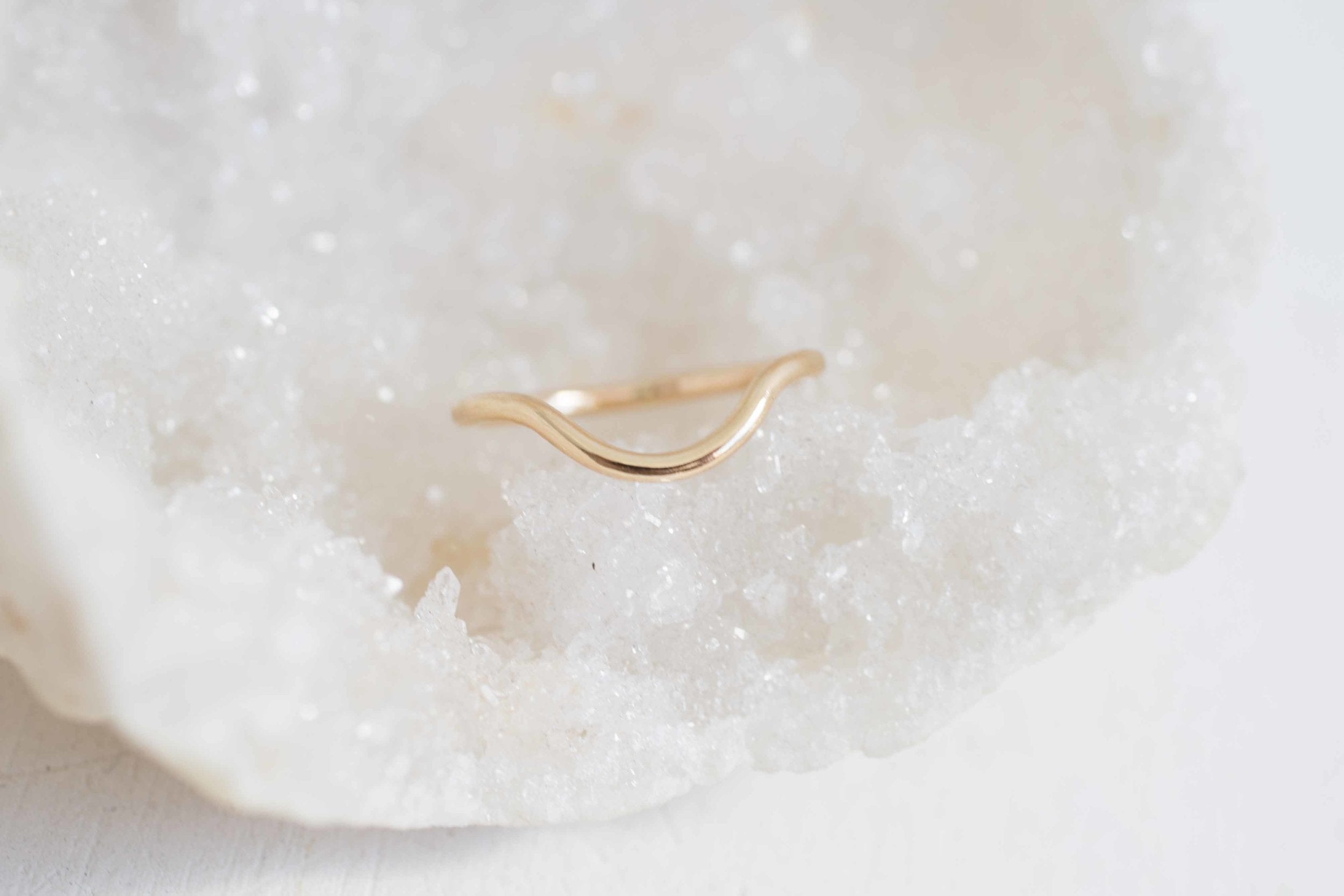 Contour Curve Band | 14k Recycled Gold