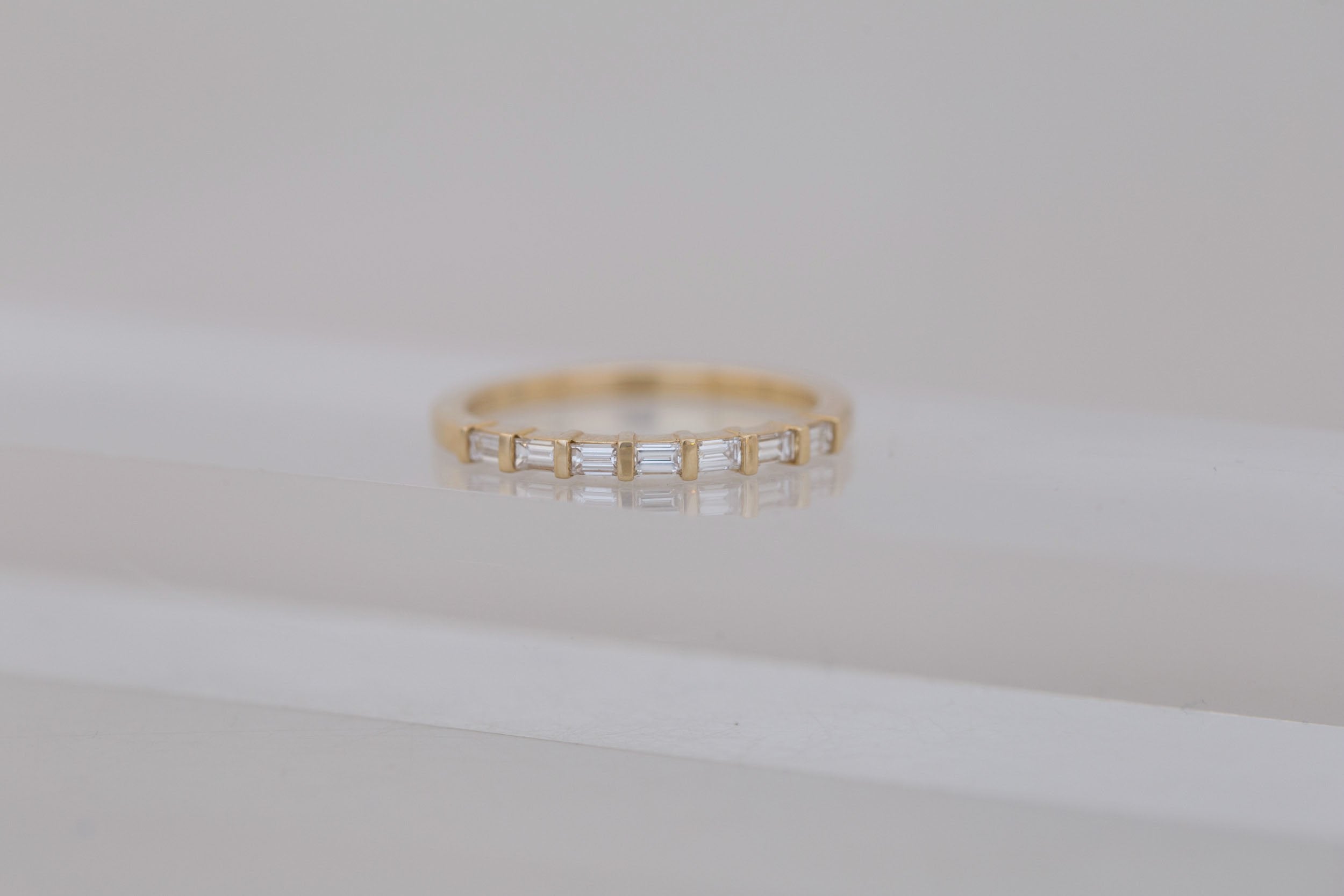 Baguette Straight Band | 14k Recycled Gold