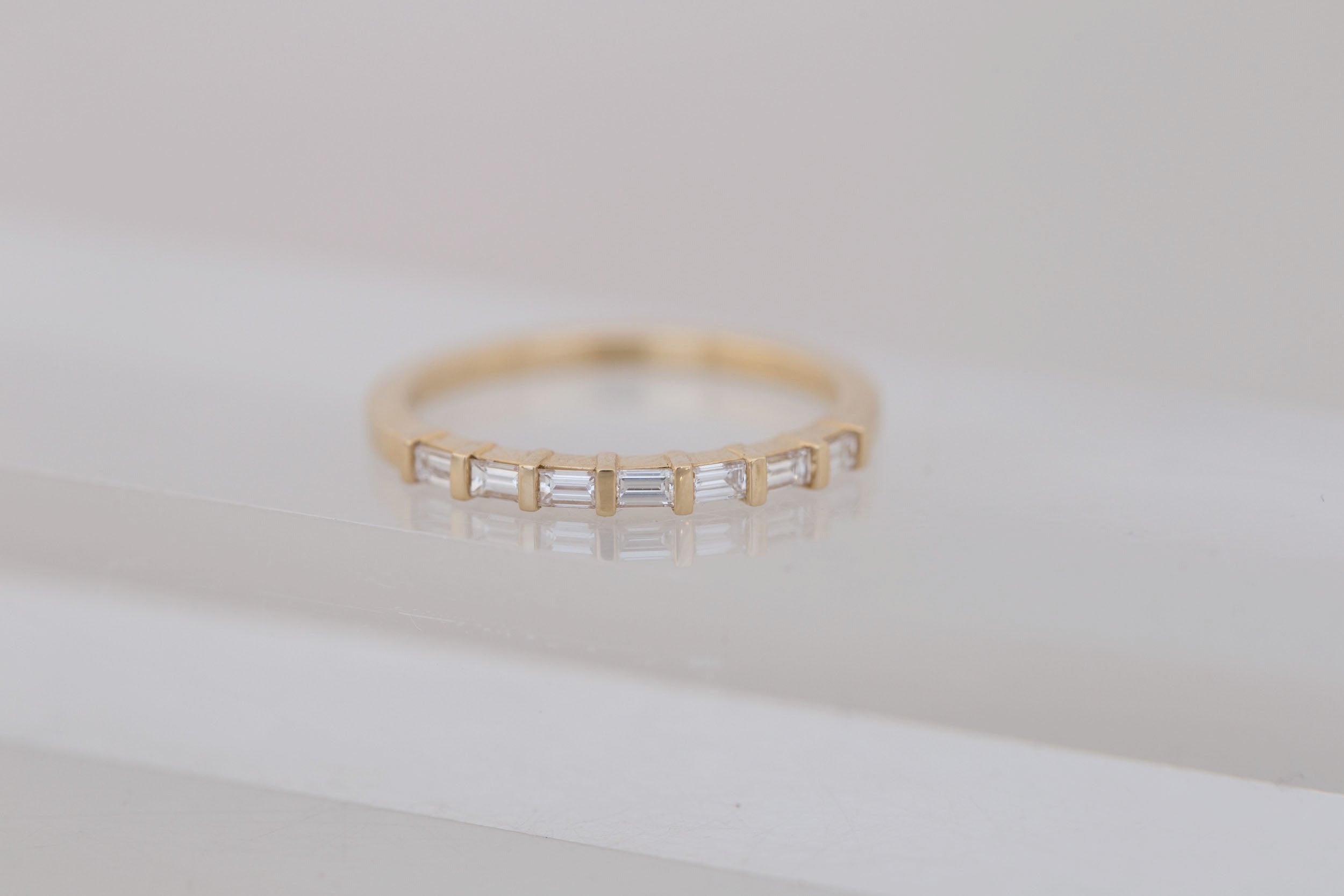 Baguette Straight Band | 14k Recycled Gold