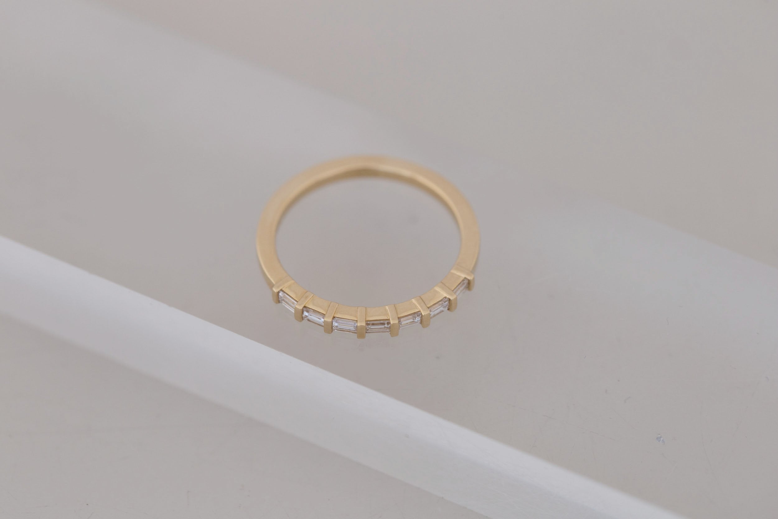Baguette Straight Band | 14k Recycled Gold
