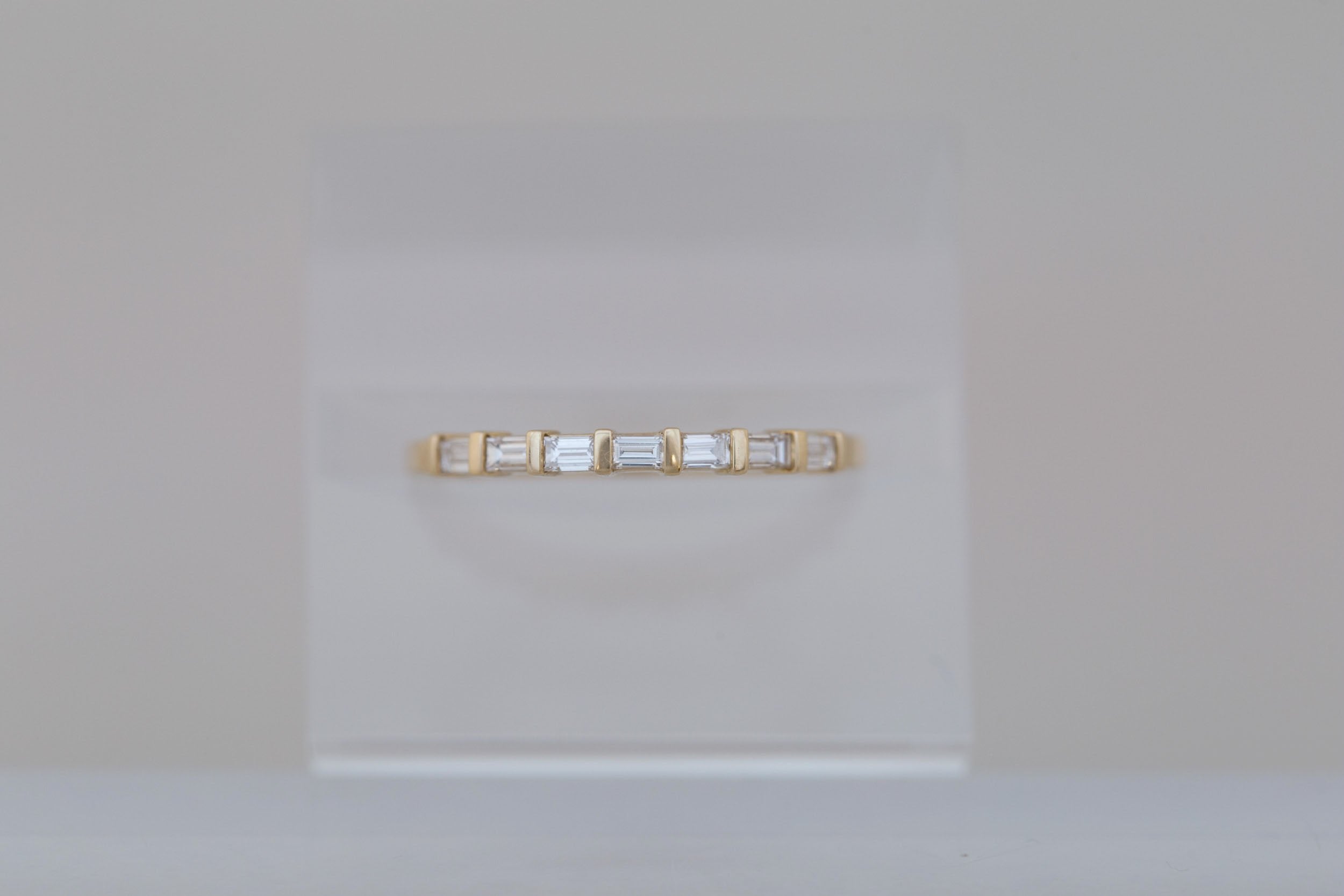 Baguette Straight Band | 14k Recycled Gold