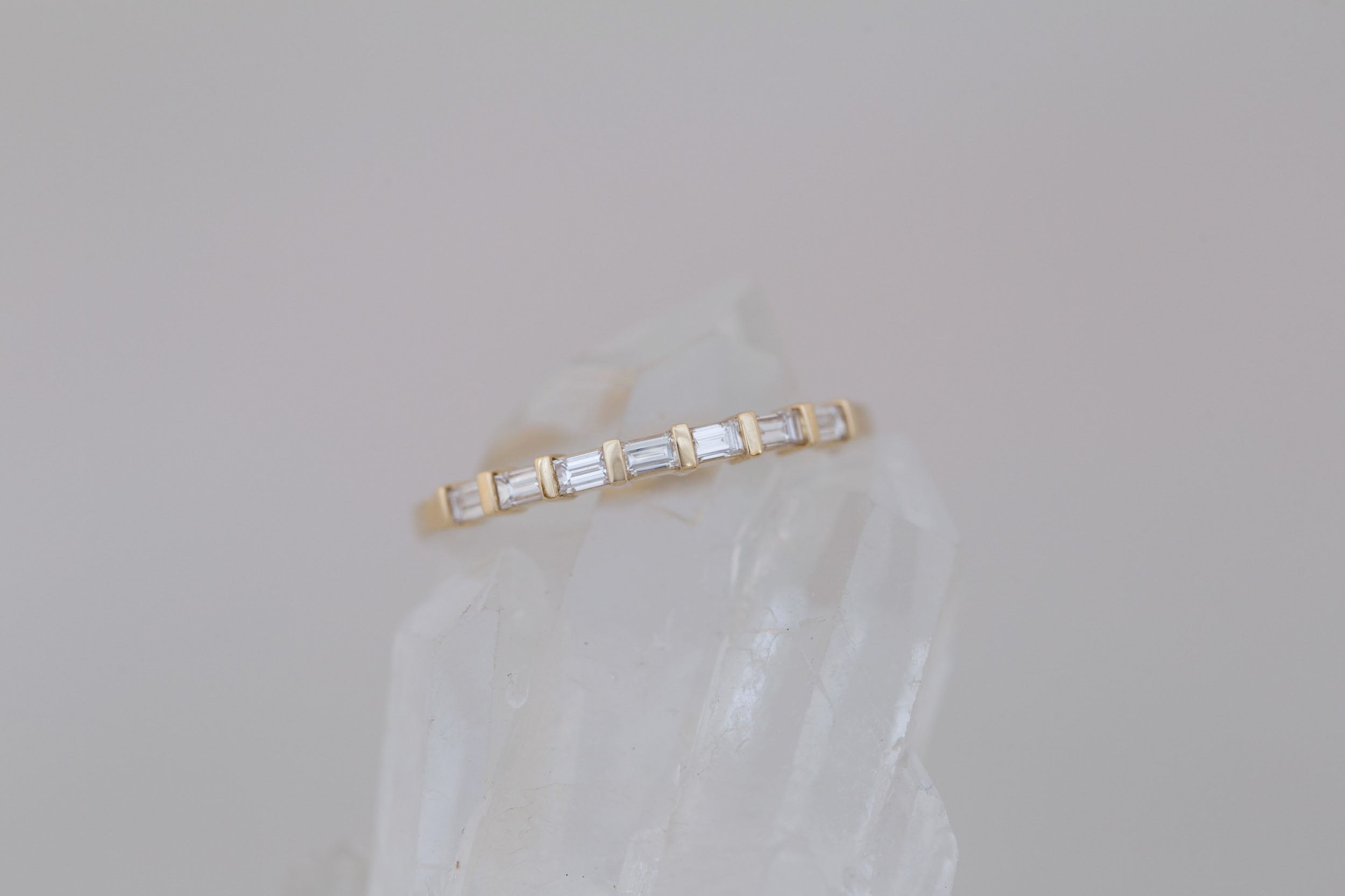 Baguette Straight Band | 14k Recycled Gold