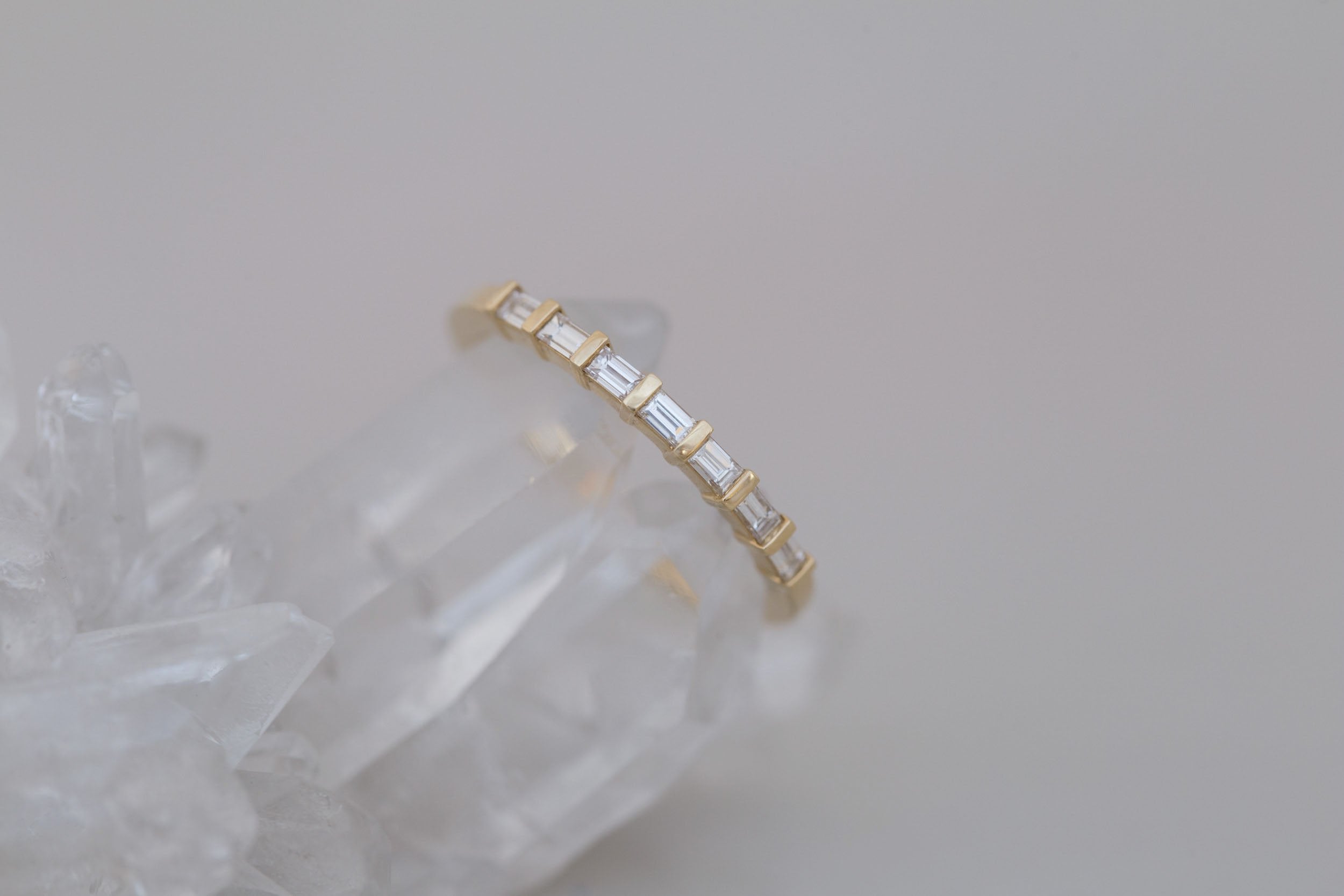 Baguette Straight Band | 14k Recycled Gold
