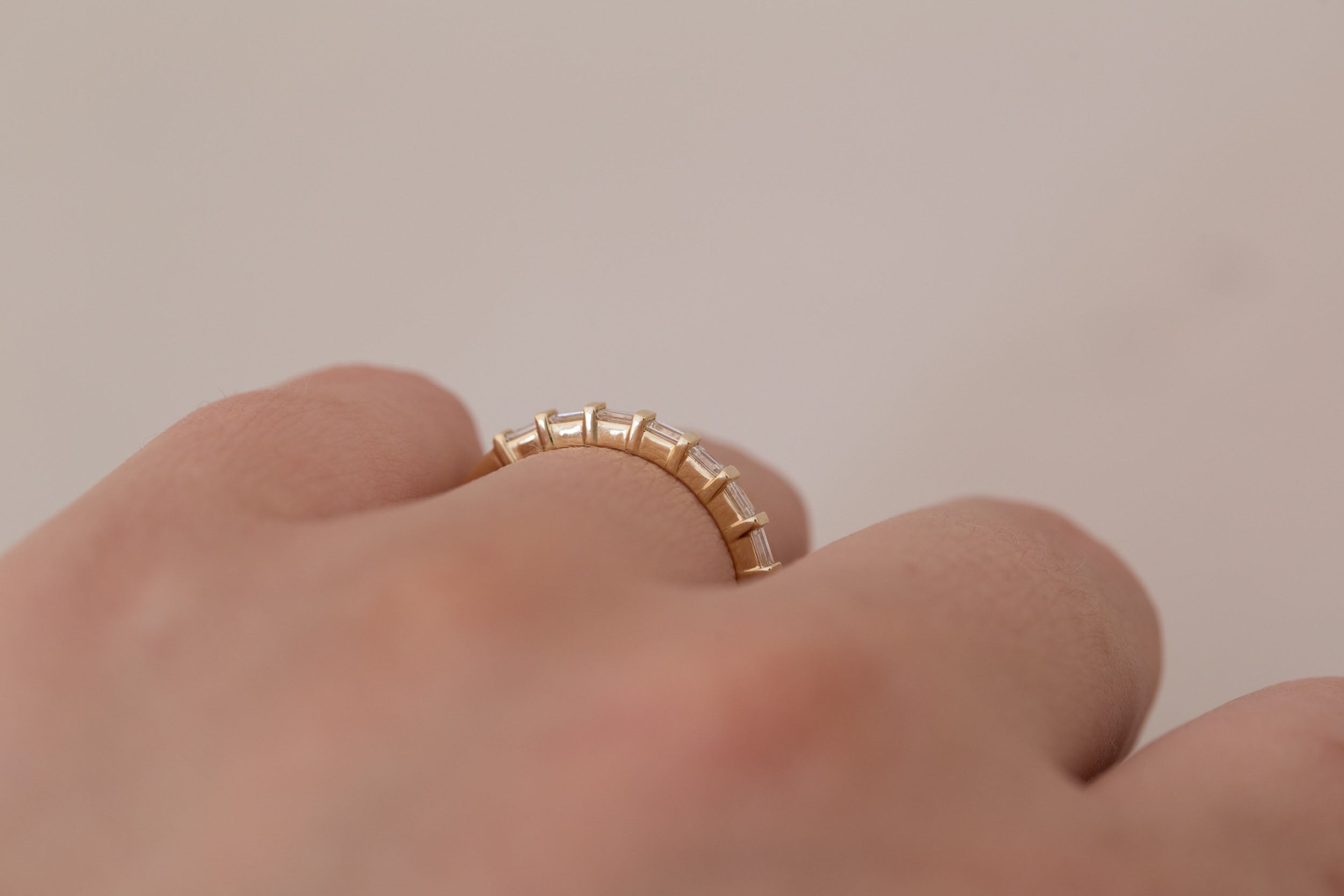 Baguette Straight Band | 14k Recycled Gold