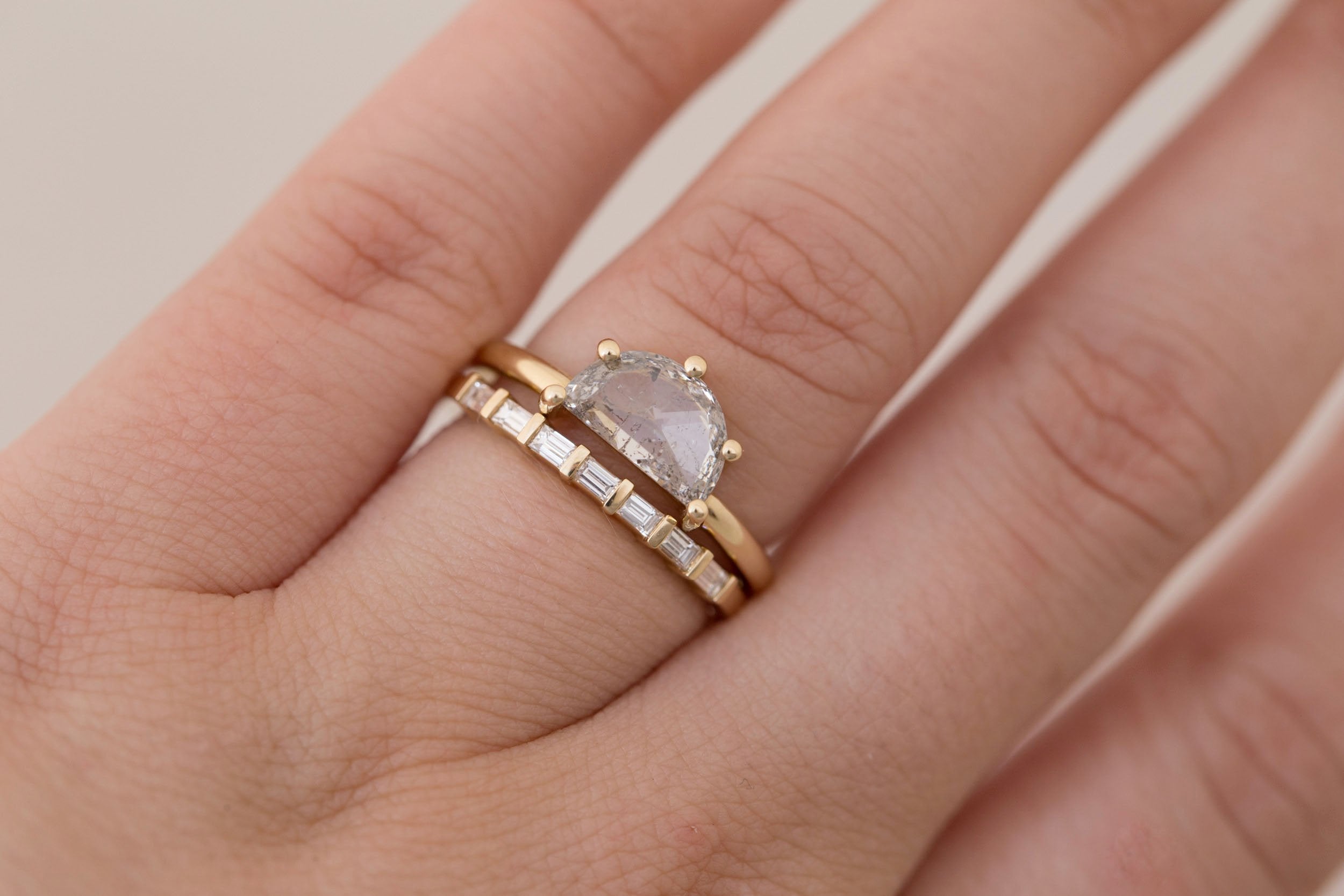 Baguette Straight Band | 14k Recycled Gold