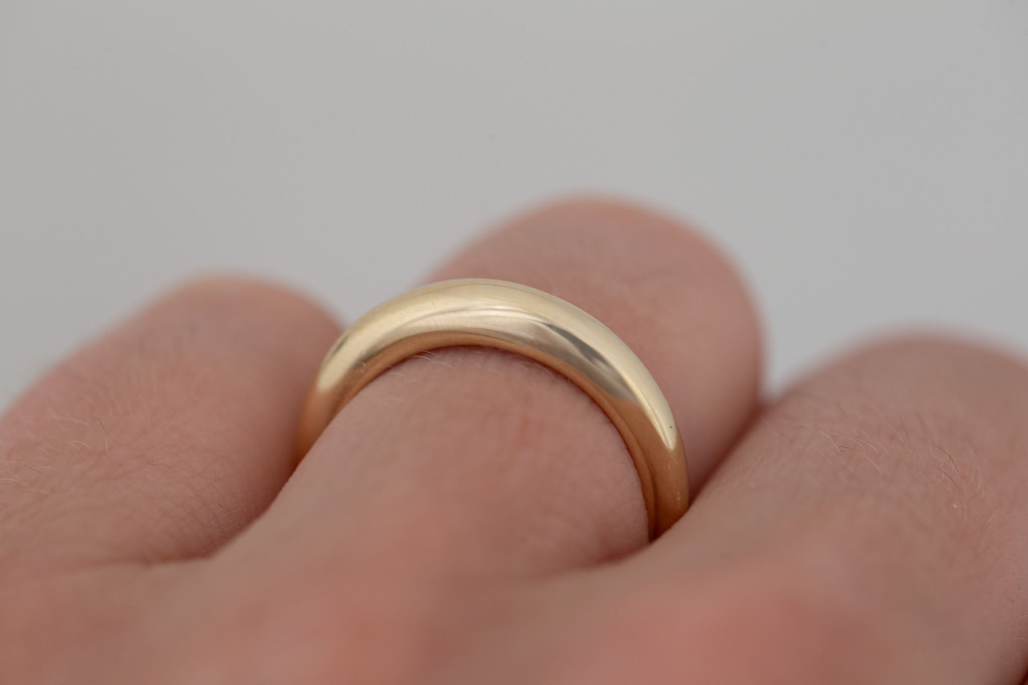 Dome Band | 14k Recycled Gold