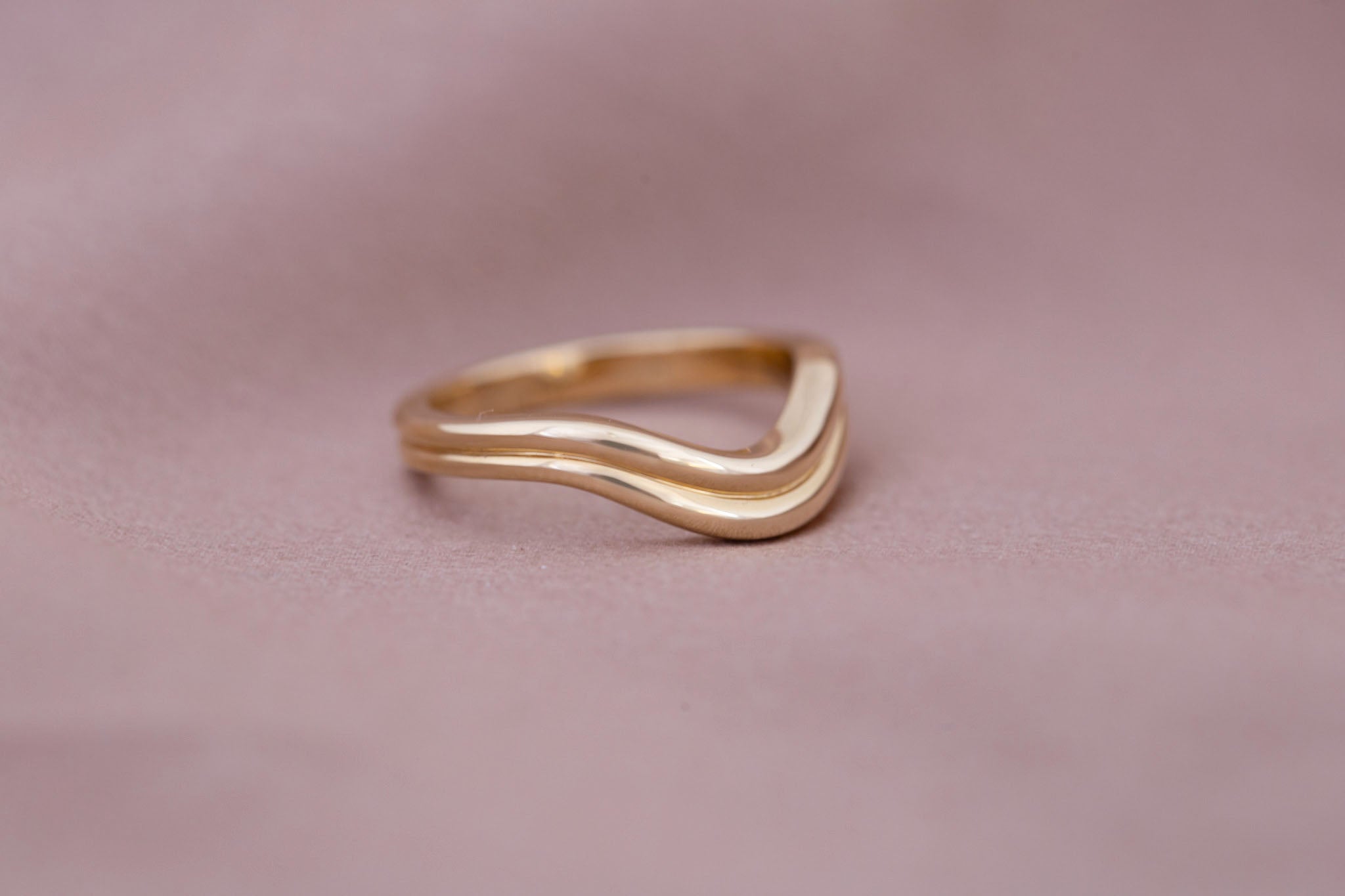 Dune Band | 14k Recycled Gold