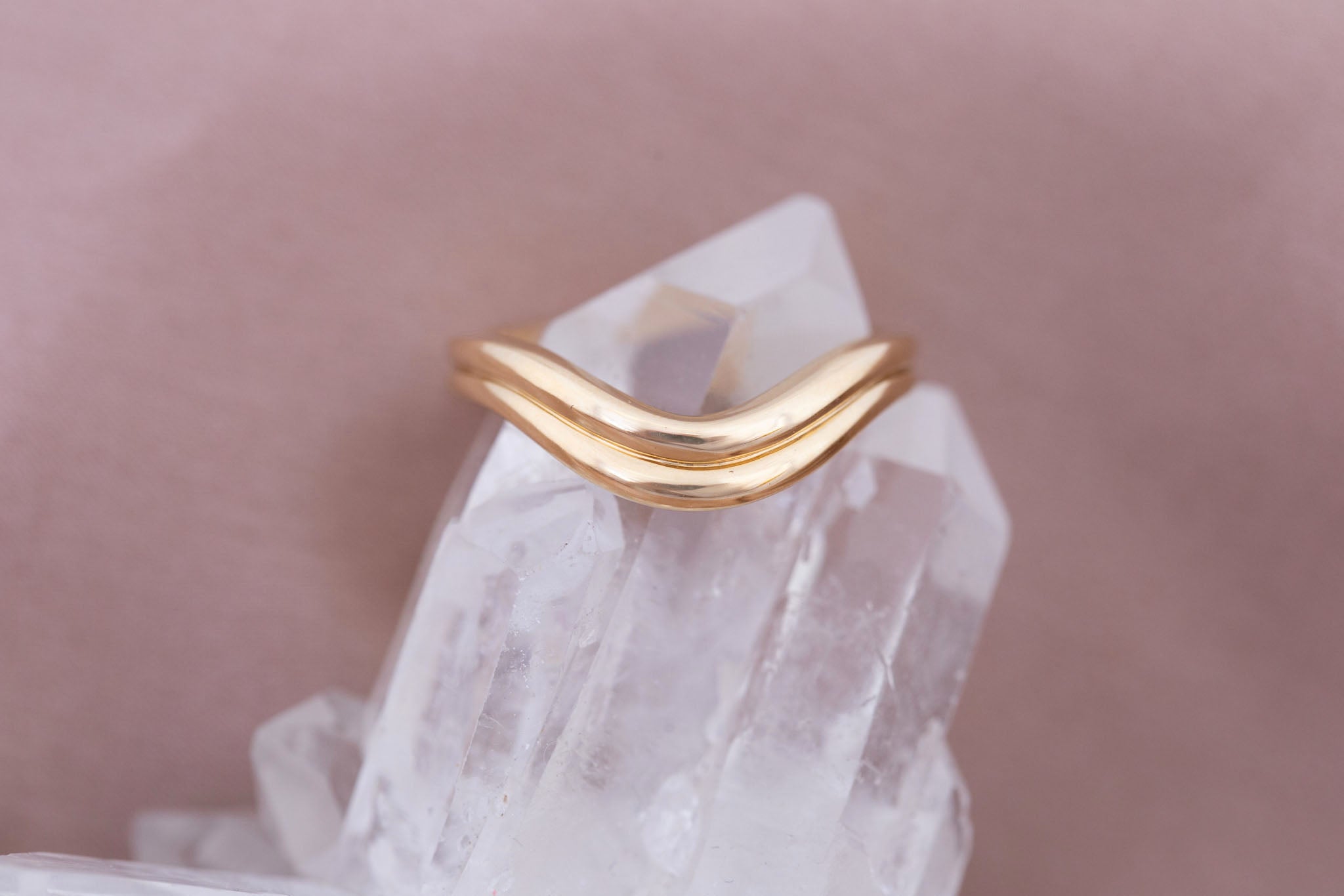 Dune Band | 14k Recycled Gold