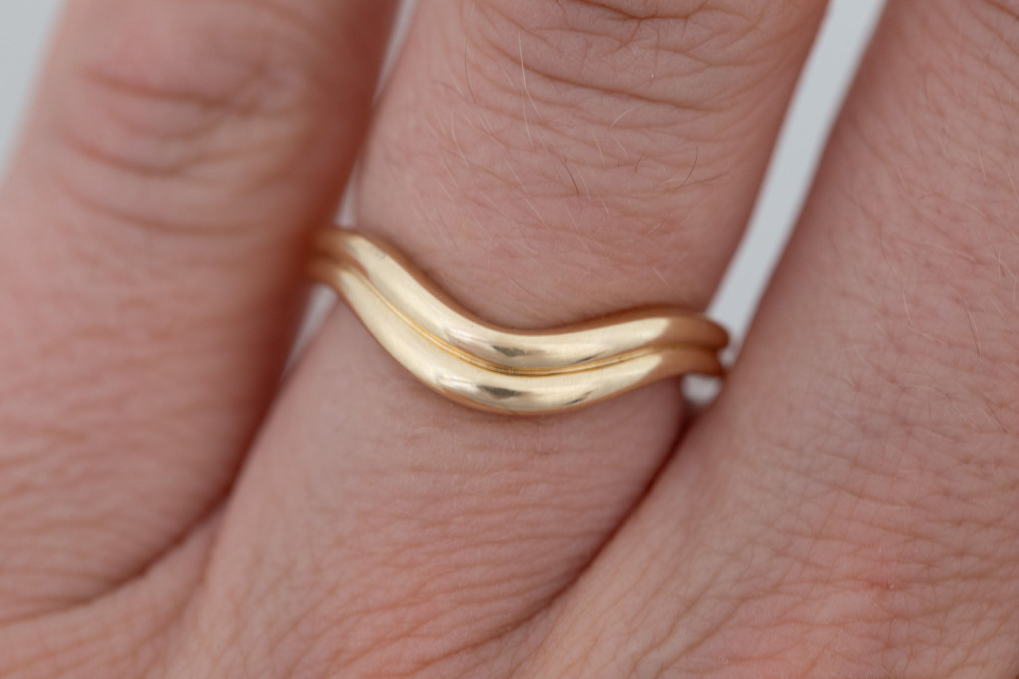Dune Band | 14k Recycled Gold