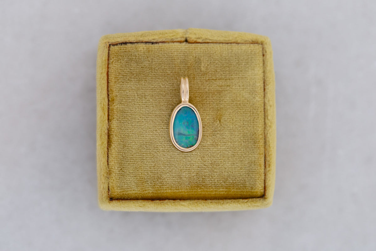 Relma Pendant | Opal 1.17 ct | 14k Yellow Gold | One of a Kind