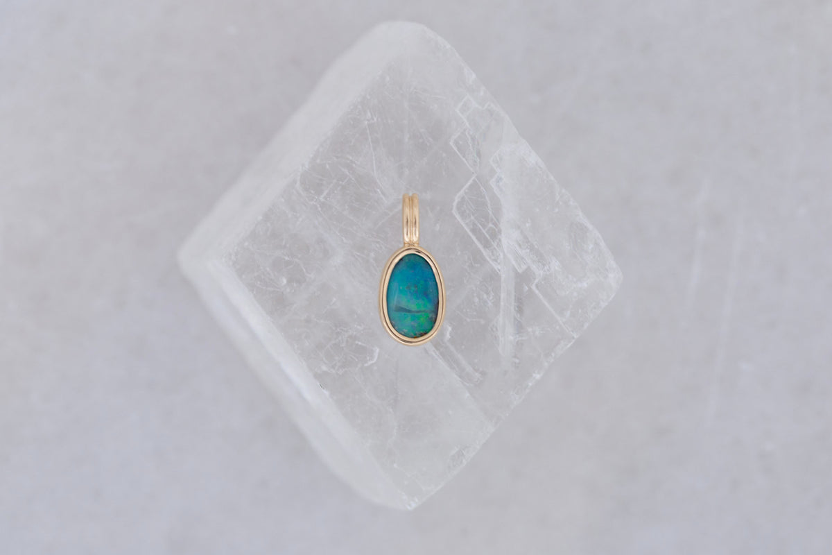 Relma Pendant | Opal 1.17 ct | 14k Yellow Gold | One of a Kind