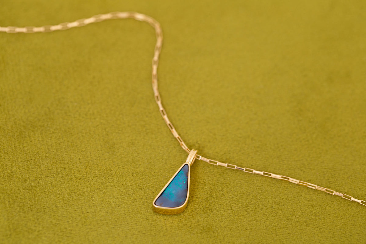 Relma Pendant | Opal 2.23 ct | 14k Yellow Gold | One of a Kind