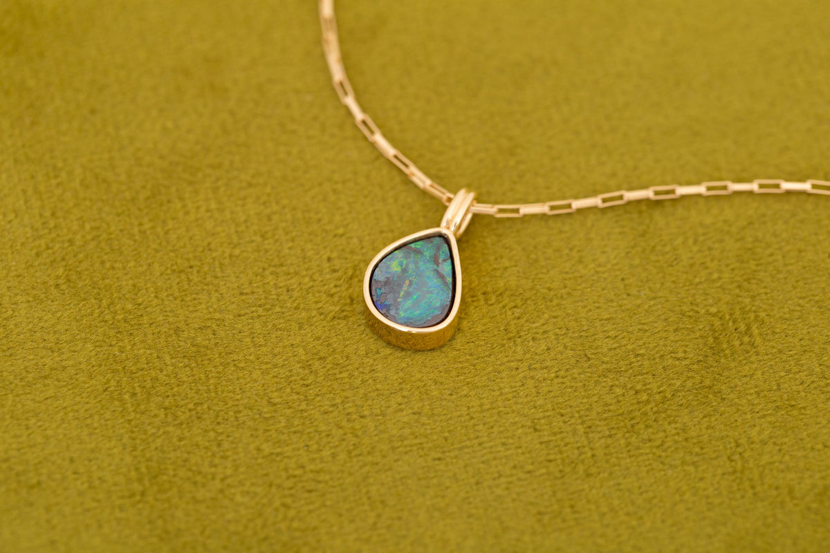 Relma Pendant | Opal 1.82 ct | 14k Yellow Gold | One of a Kind