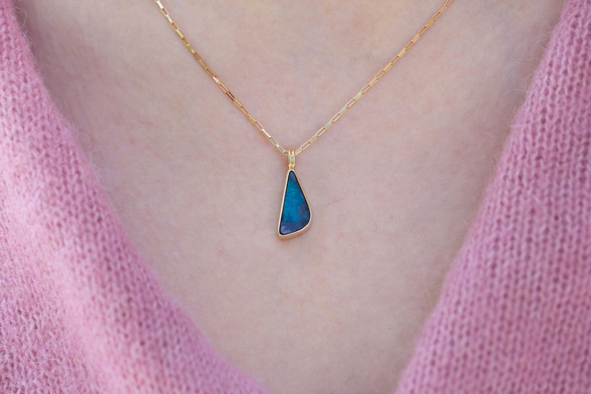 Relma Pendant | Opal 2.23 ct | 14k Yellow Gold | One of a Kind