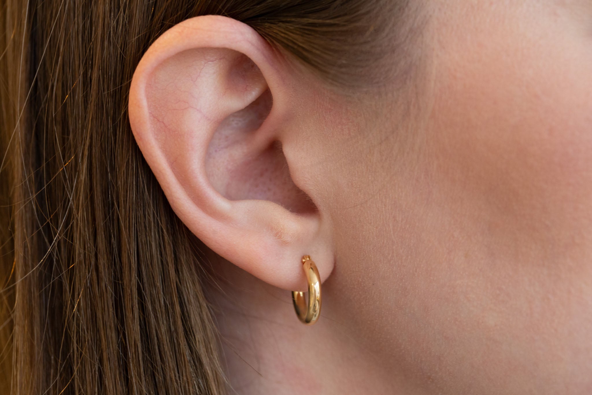 Bold Hoop Earrings | Small | 14k Recycled Gold